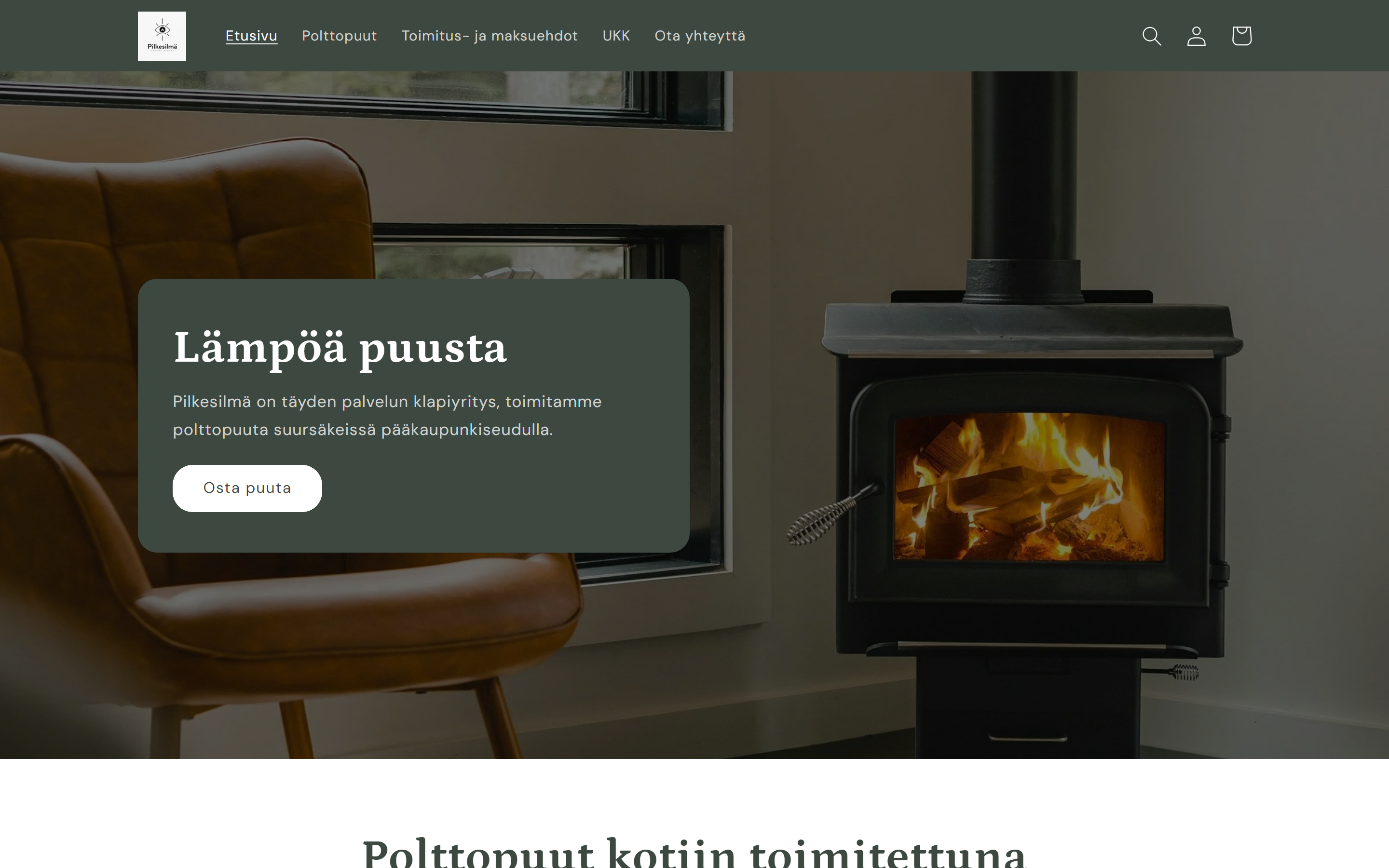 Pilkesilmä Shopify store